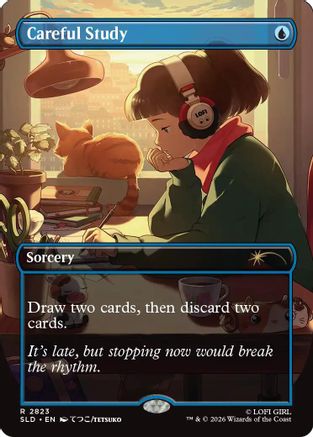 Careful Study (SLD-2823) [Secret Lair Drop Series] | Shuffle n Cut Hobbies & Games