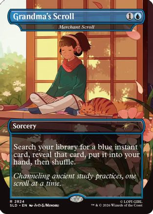 Grandma's Scroll - Merchant Scroll (SLD-2824) [Secret Lair Drop Series] | Shuffle n Cut Hobbies & Games