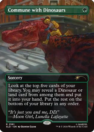 Commune with Dinosaurs (SLD-2581) [Secret Lair Drop Series] | Shuffle n Cut Hobbies & Games