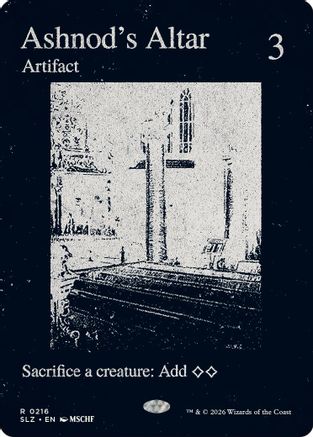 Ashnod's Altar (SLZ-216) [Secret Lair x MSCHF: The Zeta Set] | Shuffle n Cut Hobbies & Games