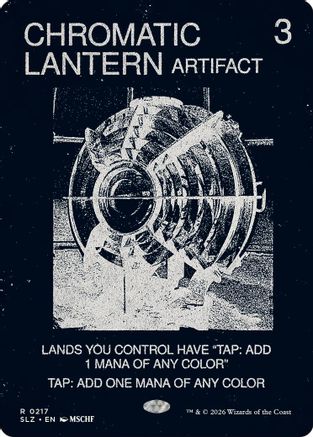 Chromatic Lantern (SLZ-217) [Secret Lair x MSCHF: The Zeta Set] | Shuffle n Cut Hobbies & Games