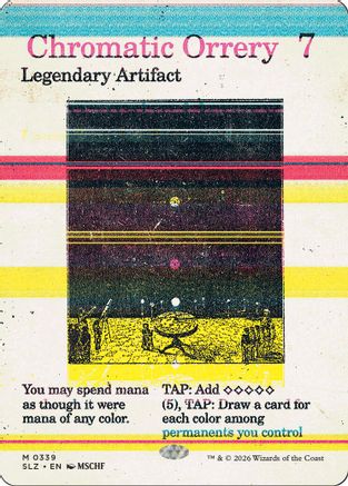 Chromatic Orrery (SLZ-339) [Secret Lair x MSCHF: The Zeta Set] | Shuffle n Cut Hobbies & Games