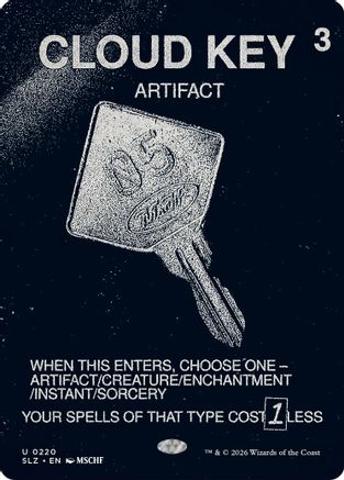 Cloud Key (SLZ-220) [Secret Lair x MSCHF: The Zeta Set] | Shuffle n Cut Hobbies & Games