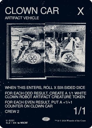 Clown Car (SLZ-221) [Secret Lair x MSCHF: The Zeta Set] | Shuffle n Cut Hobbies & Games