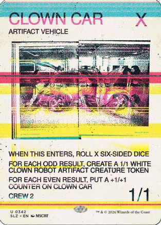 Clown Car (SLZ-342) [Secret Lair x MSCHF: The Zeta Set] | Shuffle n Cut Hobbies & Games