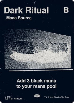 Dark Ritual (SLZ-159) [Secret Lair x MSCHF: The Zeta Set] | Shuffle n Cut Hobbies & Games