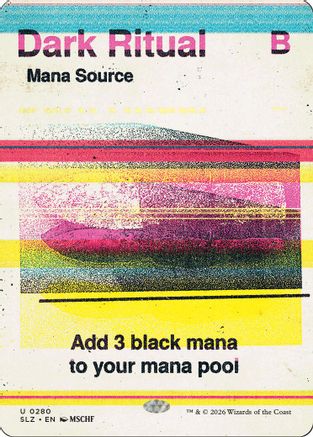 Dark Ritual (SLZ-280) [Secret Lair x MSCHF: The Zeta Set] | Shuffle n Cut Hobbies & Games