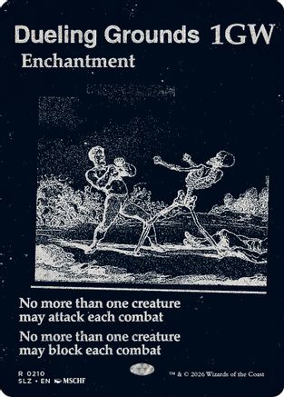 Dueling Grounds (SLZ-210) [Secret Lair x MSCHF: The Zeta Set] | Shuffle n Cut Hobbies & Games