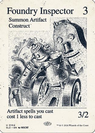 Foundry Inspector (SLZ-104) [Secret Lair x MSCHF: The Zeta Set] | Shuffle n Cut Hobbies & Games