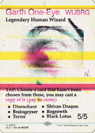 Garth One-Eye (SLZ-332) [Secret Lair x MSCHF: The Zeta Set] | Shuffle n Cut Hobbies & Games