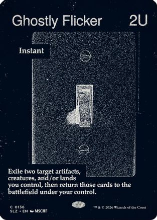 Ghostly Flicker (SLZ-138) [Secret Lair x MSCHF: The Zeta Set] | Shuffle n Cut Hobbies & Games