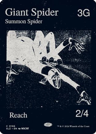 Giant Spider (SLZ-196) [Secret Lair x MSCHF: The Zeta Set] | Shuffle n Cut Hobbies & Games