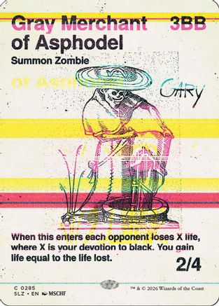 Gray Merchant of Asphodel (SLZ-285) [Secret Lair x MSCHF: The Zeta Set] | Shuffle n Cut Hobbies & Games