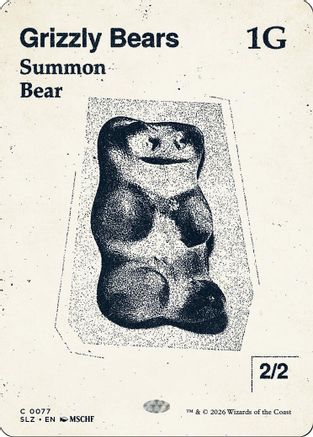 Grizzly Bears (SLZ-077) [Secret Lair x MSCHF: The Zeta Set] | Shuffle n Cut Hobbies & Games