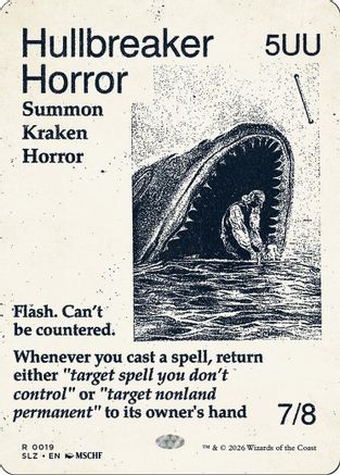 Hullbreaker Horror (SLZ-019) [Secret Lair x MSCHF: The Zeta Set] | Shuffle n Cut Hobbies & Games