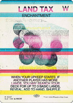 Land Tax (SLZ-247) [Secret Lair x MSCHF: The Zeta Set] | Shuffle n Cut Hobbies & Games