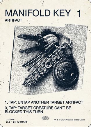 Manifold Key (SLZ-106) [Secret Lair x MSCHF: The Zeta Set] | Shuffle n Cut Hobbies & Games