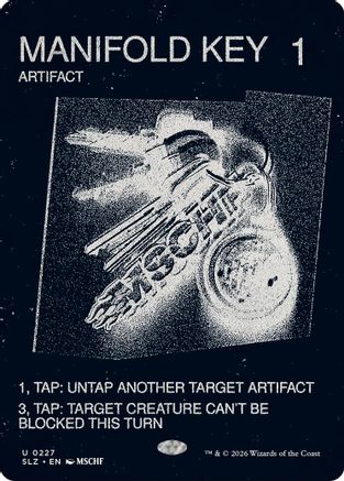 Manifold Key (SLZ-227) [Secret Lair x MSCHF: The Zeta Set] | Shuffle n Cut Hobbies & Games