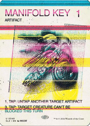 Manifold Key (SLZ-348) [Secret Lair x MSCHF: The Zeta Set] | Shuffle n Cut Hobbies & Games