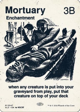 Mortuary (SLZ-047) [Secret Lair x MSCHF: The Zeta Set] | Shuffle n Cut Hobbies & Games