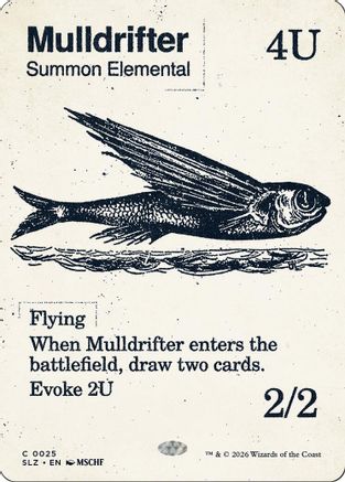 Mulldrifter (SLZ-025) [Secret Lair x MSCHF: The Zeta Set] | Shuffle n Cut Hobbies & Games