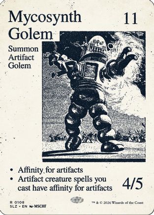 Mycosynth Golem (SLZ-108) [Secret Lair x MSCHF: The Zeta Set] | Shuffle n Cut Hobbies & Games