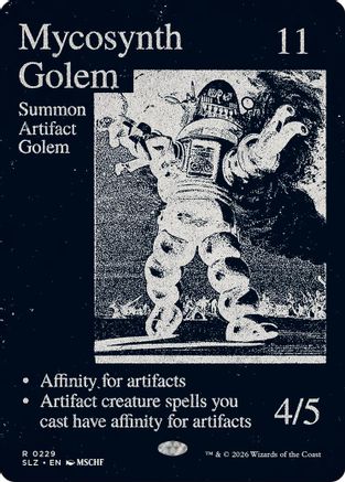 Mycosynth Golem (SLZ-229) [Secret Lair x MSCHF: The Zeta Set] | Shuffle n Cut Hobbies & Games