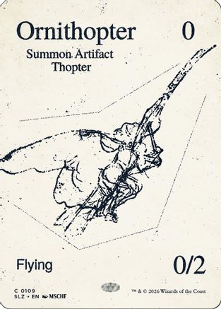 Ornithopter (SLZ-109) [Secret Lair x MSCHF: The Zeta Set] | Shuffle n Cut Hobbies & Games