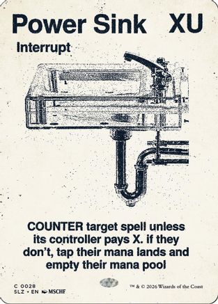 Power Sink (SLZ-028) [Secret Lair x MSCHF: The Zeta Set] | Shuffle n Cut Hobbies & Games