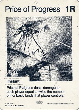Price of Progress (SLZ-065) [Secret Lair x MSCHF: The Zeta Set] | Shuffle n Cut Hobbies & Games