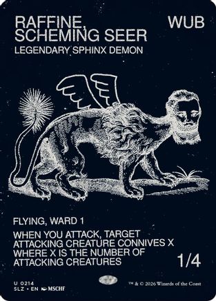 Raffine, Scheming Seer (SLZ-214) [Secret Lair x MSCHF: The Zeta Set] | Shuffle n Cut Hobbies & Games