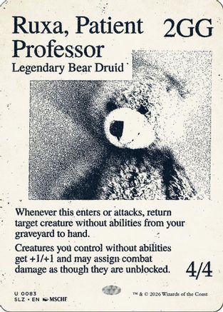 Ruxa, Patient Professor (SLZ-083) [Secret Lair x MSCHF: The Zeta Set] | Shuffle n Cut Hobbies & Games
