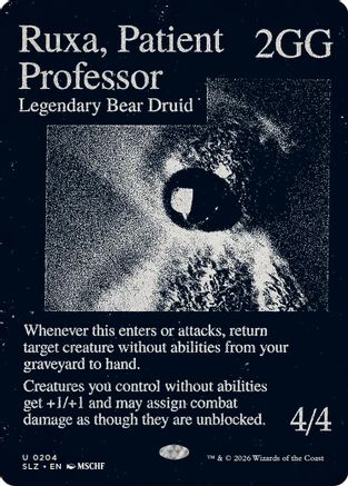 Ruxa, Patient Professor (SLZ-204) [Secret Lair x MSCHF: The Zeta Set] | Shuffle n Cut Hobbies & Games