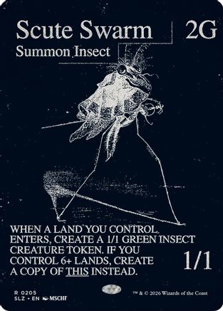 Scute Swarm (SLZ-205) [Secret Lair x MSCHF: The Zeta Set] | Shuffle n Cut Hobbies & Games