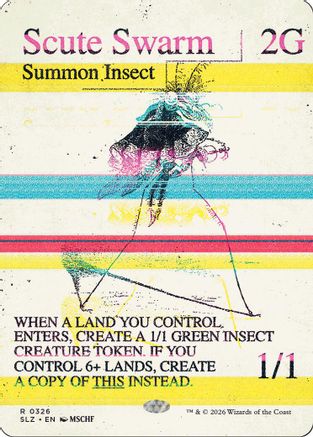 Scute Swarm (SLZ-326) [Secret Lair x MSCHF: The Zeta Set] | Shuffle n Cut Hobbies & Games