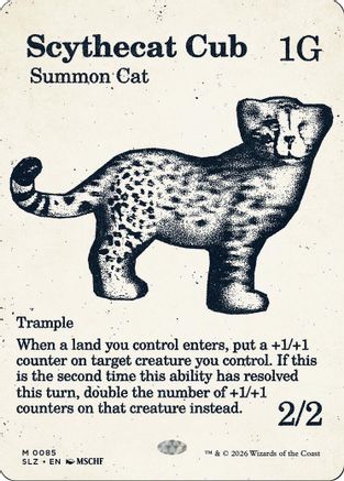 Scythecat Cub (SLZ-085) [Secret Lair x MSCHF: The Zeta Set] | Shuffle n Cut Hobbies & Games