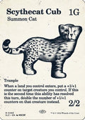 Scythecat Cub (SLZ-085) [Secret Lair x MSCHF: The Zeta Set]