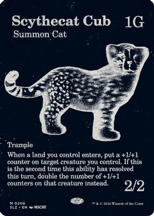 Scythecat Cub (SLZ-206) [Secret Lair x MSCHF: The Zeta Set] | Shuffle n Cut Hobbies & Games