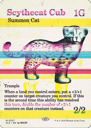 Scythecat Cub (SLZ-327) [Secret Lair x MSCHF: The Zeta Set] | Shuffle n Cut Hobbies & Games