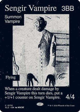 Sengir Vampire (SLZ-170) [Secret Lair x MSCHF: The Zeta Set] | Shuffle n Cut Hobbies & Games