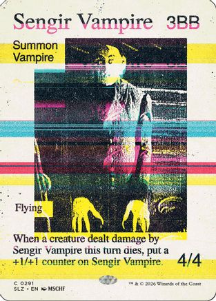 Sengir Vampire (SLZ-291) [Secret Lair x MSCHF: The Zeta Set] | Shuffle n Cut Hobbies & Games