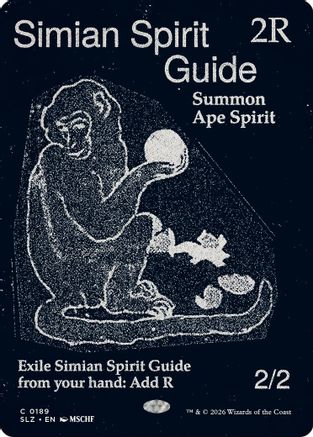 Simian Spirit Guide (SLZ-189) [Secret Lair x MSCHF: The Zeta Set] | Shuffle n Cut Hobbies & Games