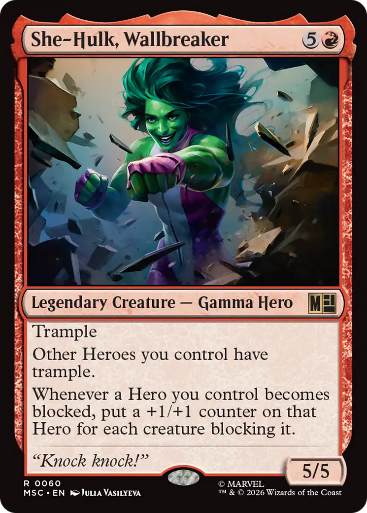 She-Hulk, Wallbreaker [Marvel Super Heroes Commander] | Shuffle n Cut Hobbies & Games