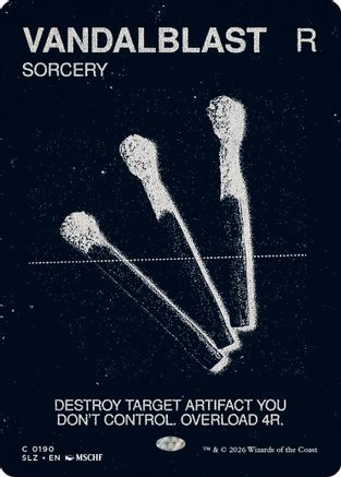 Vandalblast (SLZ-190) [Secret Lair x MSCHF: The Zeta Set] | Shuffle n Cut Hobbies & Games