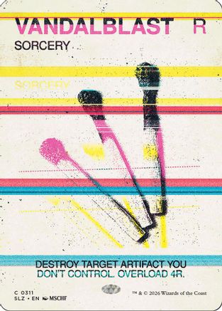 Vandalblast (SLZ-311) [Secret Lair x MSCHF: The Zeta Set] | Shuffle n Cut Hobbies & Games