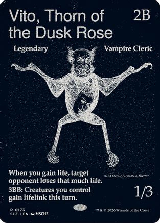 Vito, Thorn of the Dusk Rose (SLZ-173) [Secret Lair x MSCHF: The Zeta Set] | Shuffle n Cut Hobbies & Games