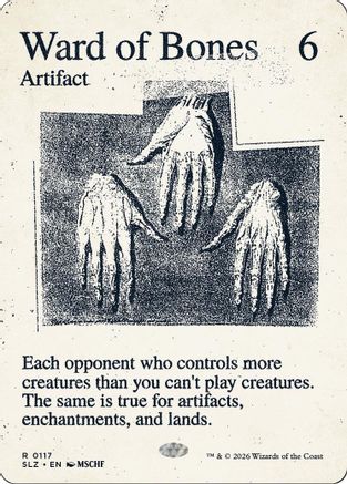 Ward of Bones (SLZ-117) [Secret Lair x MSCHF: The Zeta Set] | Shuffle n Cut Hobbies & Games