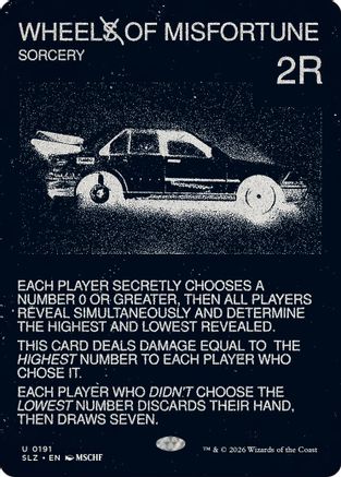Wheel of Misfortune (SLZ-191) [Secret Lair x MSCHF: The Zeta Set] | Shuffle n Cut Hobbies & Games