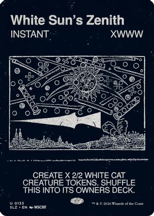 White Sun's Zenith (SLZ-133) [Secret Lair x MSCHF: The Zeta Set] | Shuffle n Cut Hobbies & Games