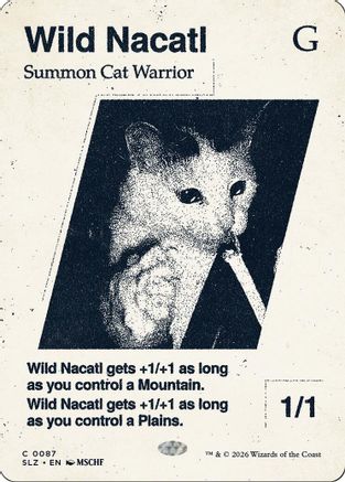 Wild Nacatl (SLZ-087) [Secret Lair x MSCHF: The Zeta Set] | Shuffle n Cut Hobbies & Games